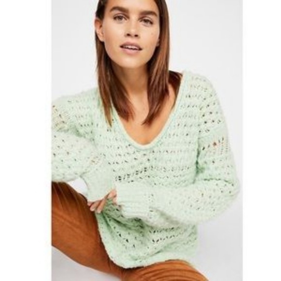Free People Sweaters - NWT Free People Crashing Waves Sweater SZ-S